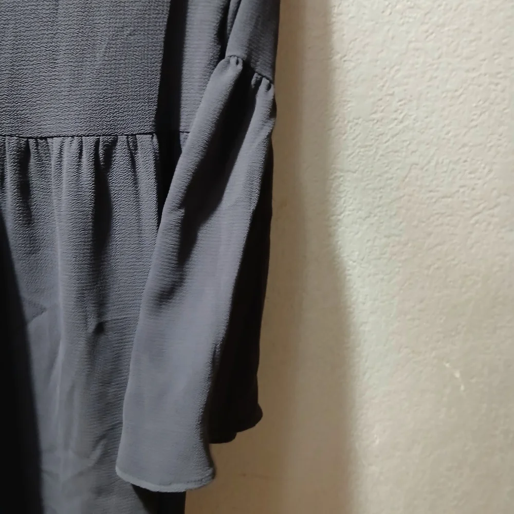 asos size 6 Gray Long Sleeve Dress
